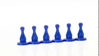 Solid Plastic Pawns for Custom Board Games