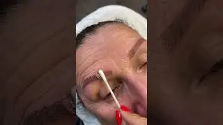Microbleeding on an old eyebrow @Ekspresiplikirpik #kalıcımakyajeğitimi #mikroblading #microblading #kaş