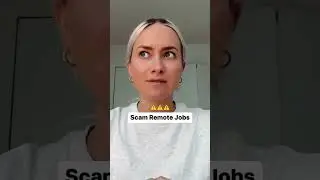 ⚠️ warning: that remote job you just got offered miiiiiight be a scam ⚠️ #remotejob #wfh