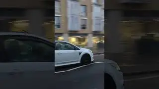 Insanely loud MK2 focus RS echoing through a town