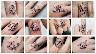 Wow 😮 amazing 😻 alphabet hand tattoo ideas #viral #explore #tattooideas #alphabettattoo 