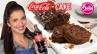 Coca Cola-Kuchen Deluxe (schokoladig, saftig) mit Cola-Glasur & Kirschen