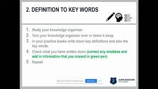 How to use knowledge organiser's