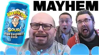 Warheads Sour Blue Raspberry Soda Review