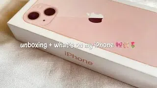 unboxing + what&rsquo;s on my IPhone 13 in 2026 🎀