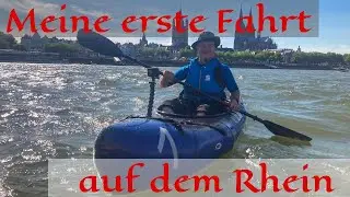 Ein Nomade auf dem Rhein - paddeln im Packraft MRS Nomad S1