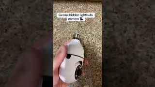This Hidden Lightbulb Camera Is Genius! #homesecurity #securitycamera