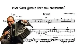 Minor Swing (Ludovic Beier solo transcription)