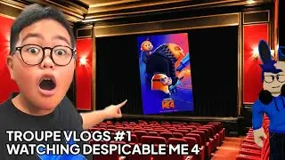 Watching Despicable Me 4 with My Friends! | TROUPE VLOGS 1