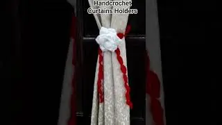 Handmade Curtains Holders #handmadeseller #handcrochet #homedecor #crochet #shortsfeed #amigurumi
