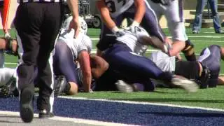 USU Scrimmage April 11: Kyler Fackrell's big hit on Joe Hill