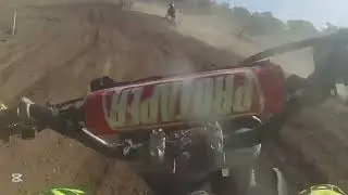 Round 3 lap 1 at Warwick mx club on the 150rb