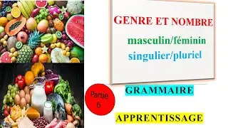 Genre et nombre des aliments