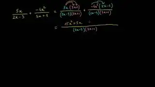 Additionner 2 fractions rationnelles   d&eacute;nominateurs diff&eacute;rents