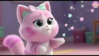 I Found Stars in My Pocket 🌟😺 Puffy Cat&rsquo;s Magical Song | Kids Bedtime Rhyme Adventure