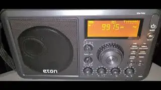 Eton Elite Field BT Radio excellent reception of BBC World Service 9915 kHz Shortwave via Madagascar
