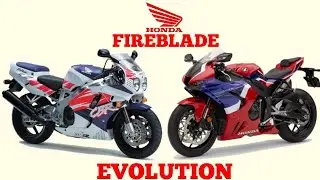Evolution of Honda CBR Fireblade  ( 1992 - 2020 ) // Honda Fireblade History #motolution