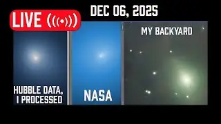 LIVE: Comet 3I ATLAS This Morning &ndash; Real Capture From My Telescope