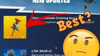 *NEW* BEST ITEM IN FORTNITE?? (Clinger Grenade - Fortnite Highlights)