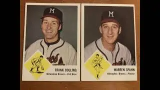 Episode 8   1962 1963 Milwaukee Braves cards, etc.
