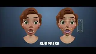 FACE EXPRESSION 3D MODEL RIGGED