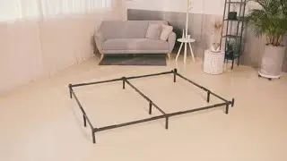 [Narrated] Olee Sleep 7 Inch Dura Metal Compact Adjustable Steel Bed Frame Assembly 07BF03U