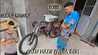 CUPIM DE FERRO ATACOU NA BICICLETA MOTORIZADA DO BRUNO