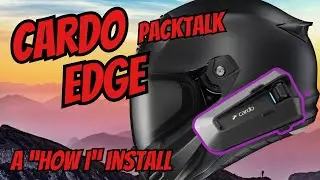 Cardo Edge Install. Make Riding your Harley Davidson more enjoyable.  #cardo #scorpion