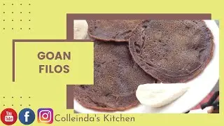 Goan Filos Recipe || Banana Pancake/Fritter || Coconut and Jaggery Sweet || Colleinda's Kitchen