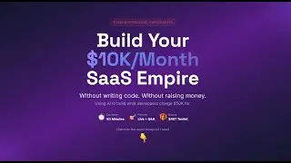 كيف تبني SaaS عن طريق الذكاء الإصطناعي لتحقق أكثر من ١٠ ألاف دولار شهرياً