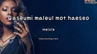 Gaseumi maleul mot haeseo - Heizle (Instrumental & Lyrics)