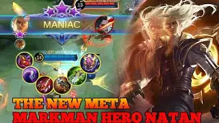 The New Meta,Marksman Hero Natan Gameplay
