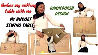 Unboxing My Budget Sewing Table from Amazon! | Perfect for Cutting & Pattern Making