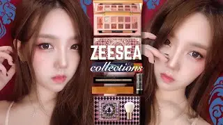 ZEESEA COSMETICS alice in wonderland makeup review ✨ Douyin girl&rsquo;s makeup