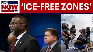 Chicago mayor declares 'ICE-free zones' as Trump orders National Guard to city