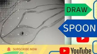 spoon drawing realistic