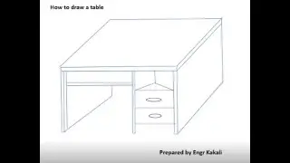 Table Drawing | How to draw a table |#table#tutorial#sample#step by step drawing