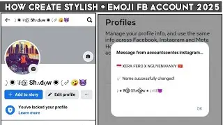 How Make Stylish + Emoji FB Account 2025 | Stylish Name Kaise bnaye | Mr Tricker 07