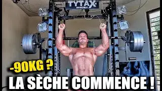 J'ATTAQUE LA SÈCHE ! MES REPAS ET TRAINING EPAULES DANS MON HOME GYM