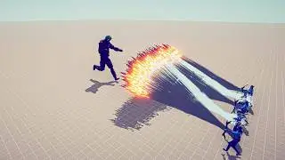5 Elemental GOD Archers vs Modded Giants - Totally Accurate Battle Simulator TABS