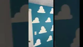 Toy Story Nursery☁️☁️#custompainted #muralproject #toystory#disney