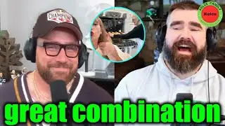 Jason's Shocked Reaction When Travis Talks About Taylor & Mom Donna's Homemade Waffles on Podcast