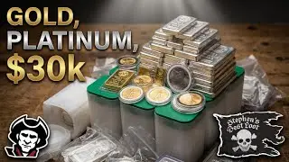 Live Unboxing! Silver, Gold and Platinum Over $30k in Precious Metals!