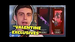 Shroud Reacts To Valentines Day Exclusive Items In Apex Legends
