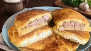 🥔 Панские ДРАНИКИ по Старинному Белорусскому рецепту &mdash; Огромные, с Начинкой и Томлением как в Печи 🔥