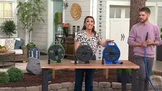 Bernini 40' Compact Fabric Garden Hose on Reel on QVC
