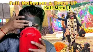 Full Makeover & Dress Up || Kali Mata Ji Jhanki Makeup || Kali Mata Ka Makeup || Umesh Kali