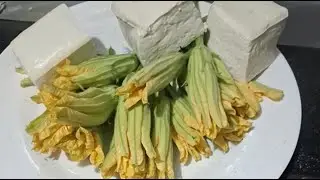 Nitz Vlog is live! Squash Flower and Tofu