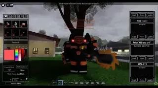 How to use the Character Customization in Roblox Fallen Pines 