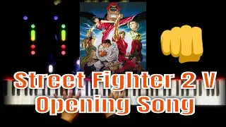 Street Fighter II V Opening Song Kaze Fuiteru-The Wind Is Blowing, PianoTurtle X Play By Ear
